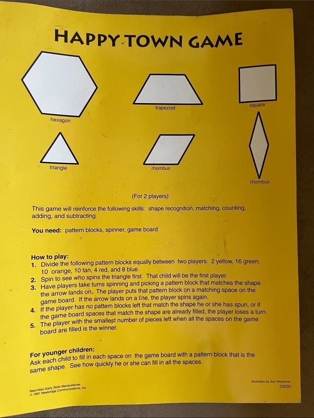 Happy Town Primary Educational Shape Matching Game